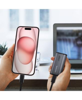 SE880 2TB - Up to 2000 MB/s- SuperSpeed USB 3.2 Gen 2x2 USB-C External Portable SSD Titanium (AELI-SE880-2TCGY)