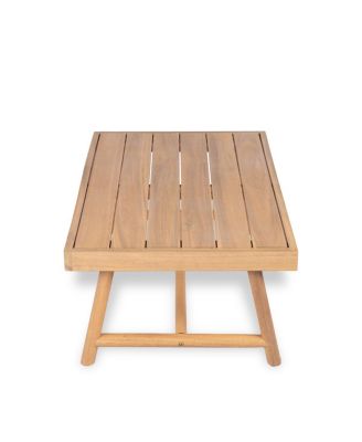 Patio Acacia Wood Rectangle Coffee Table