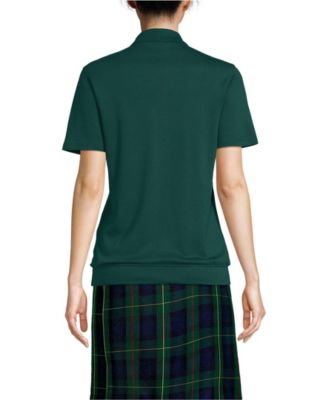 Women's Short Sleeve Banded Bottom Polo Shirt