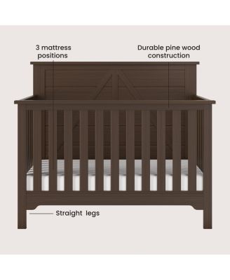 Woodland 4-in-1 Convertible Crib