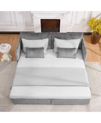 73" Convertible Sofa Bed with USB Ports