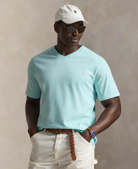 Мужские Polo Ralph Lauren Men's Big & Tall Classic-Fit V-Neck T-Shirt