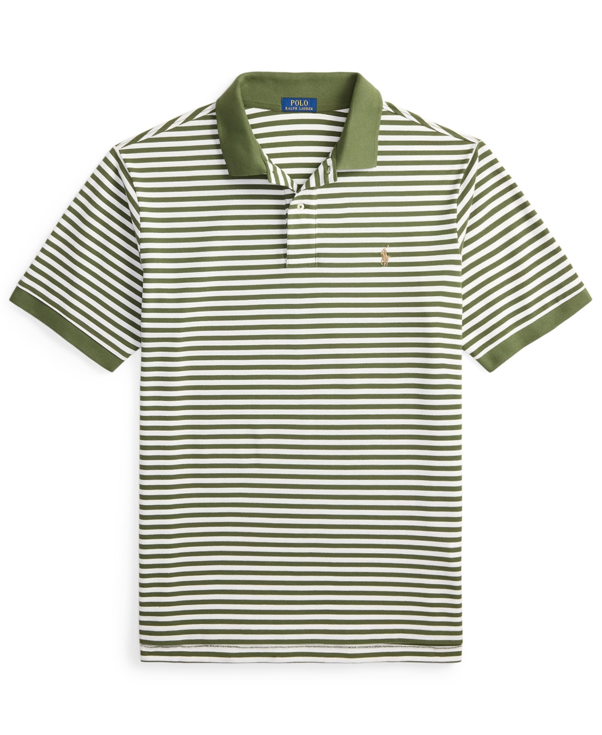 Polo Ralph Lauren Men's Big & Tall Striped Mesh Shirt