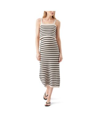 Maternity Ripe Pointelle Knit Nursing Dress