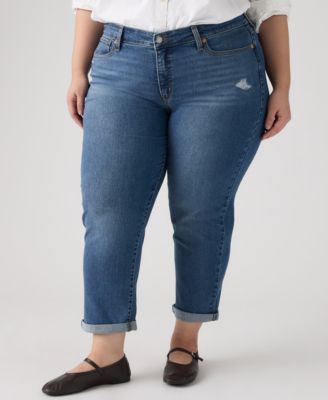 Trendy Plus Size Boyfriend Jeans