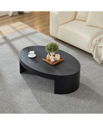 Modern Luxury Oval Coffee Table Center Table for Living Room