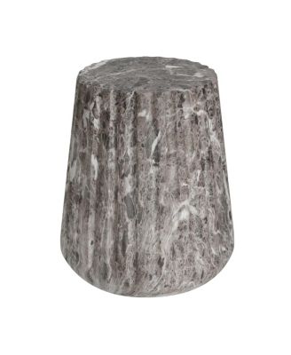 Outdoor Cleme Carved Side Table