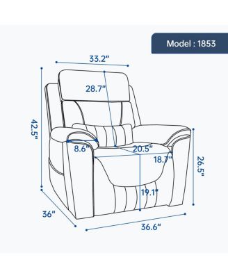 Streamdale Dual Motor Infinite Position Power Lift Recliner Chair with Massage & Heat