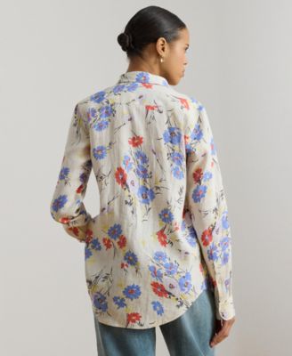 Women's Relaxed Fit Collared Shirt