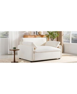 Streamdale Oversized Chenille Sofa Chair, Wide Seat Accent Chair, Modern Comfy Armchair