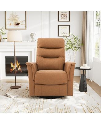 Manual Recliner Chair with 8-Point Massage & Adjustable Backrest