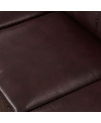 59" Modern Faux Leather Loveseat Sofa with Storage, Big Armrest
