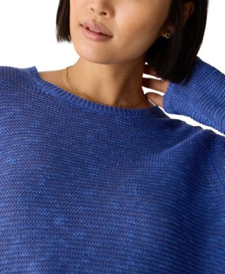 Women's Long-Sleeve Crewneck Sweater, Regular & Plus Size