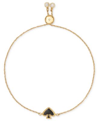 Gold-Tone Brass Slider Bracelet