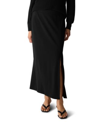 Women's Side-Slit Maxi Skirt, Regular & Plus Size