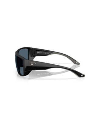 Men's Rectangle Finlet Polarized Sunglasses, 6S9118