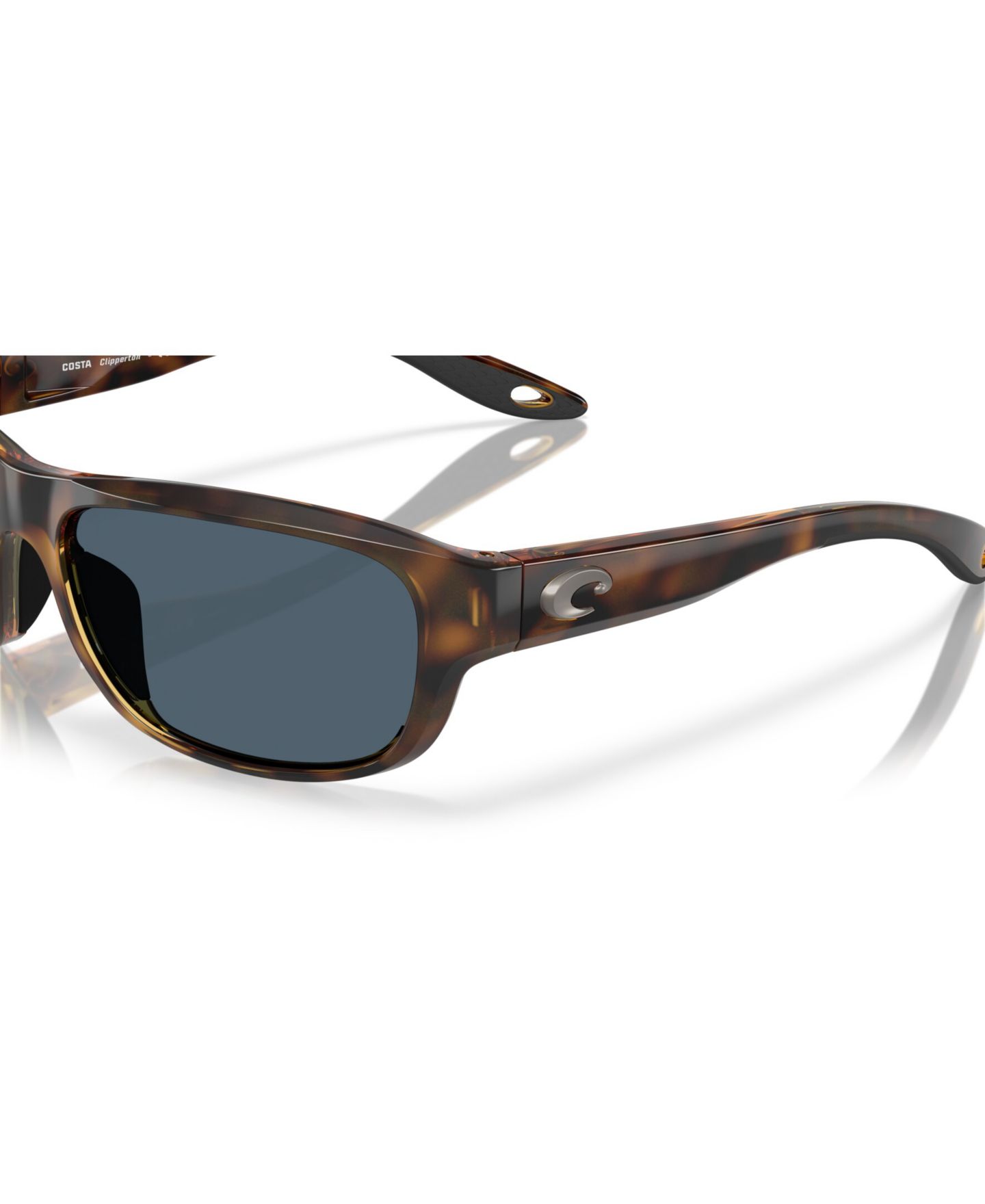 Солнцезащитные очки Costa Del Mar Unisex Rectangle Clipperton Polarized Sunglasses, 6S9119, цвет: Черепаховый — фото 2