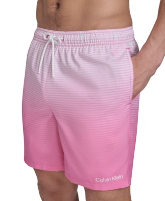 Men's Gradient Striped 7" Volley Swim Trunks