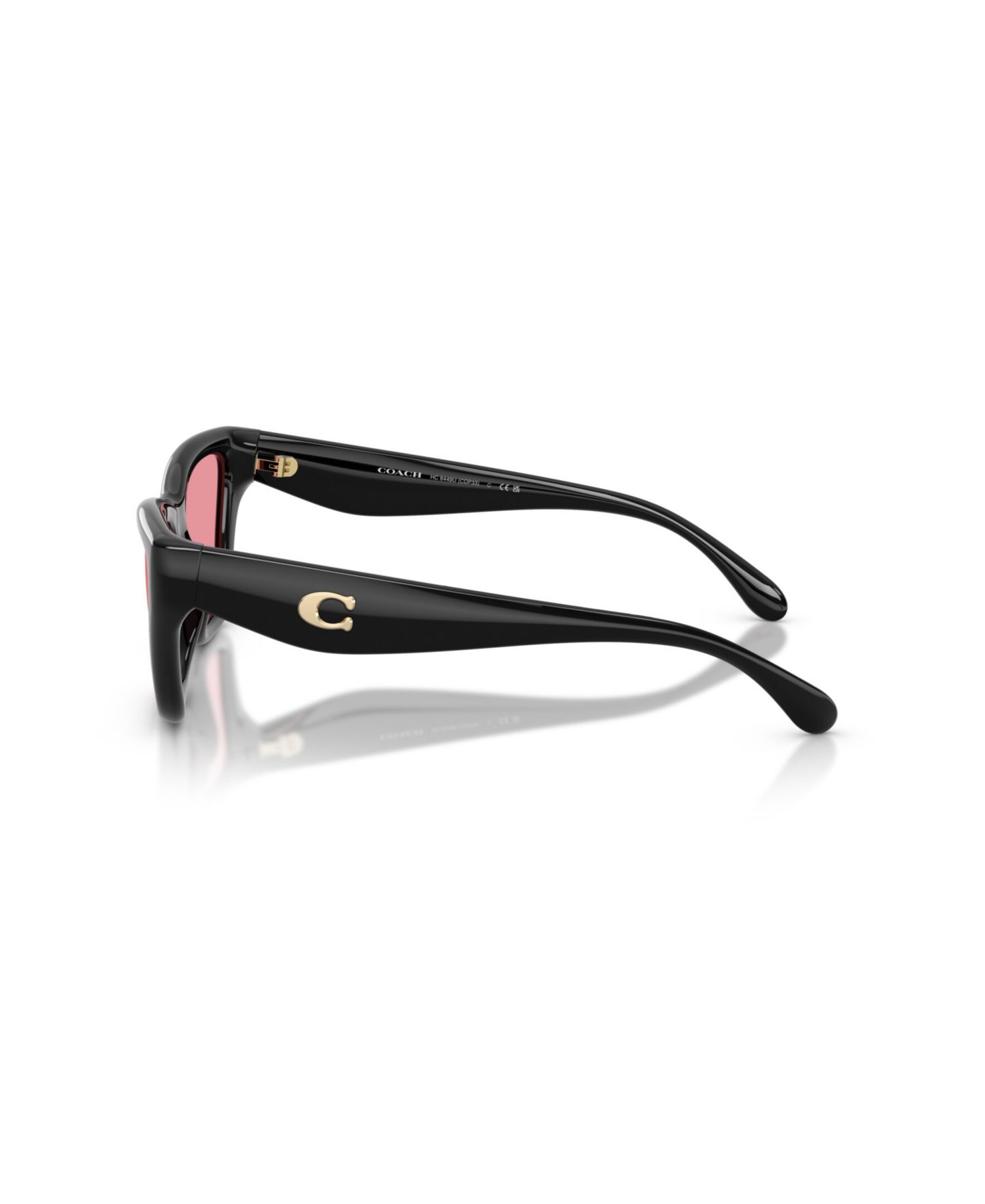 Женские солнцезащитные очки Coach Cat Eye Sunglasses, CDP33 HC8449U, цвет: Чёрный — фото 3
