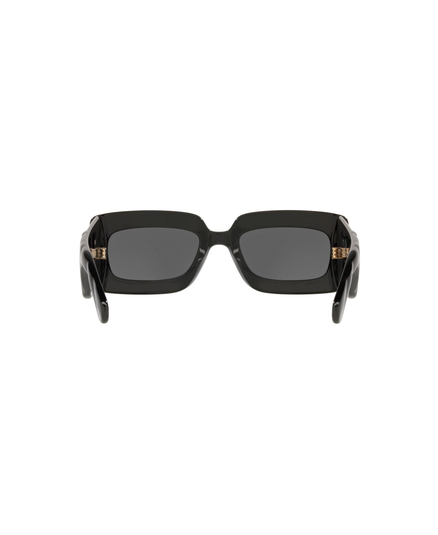 Солнцезащитные очки Gucci Unisex Rectangle Sunglasses, GG0811S GC001490, цвет: Чёрный блестящий — фото 4