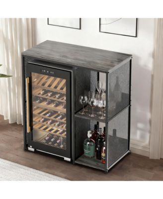 Storage Rack for Mini Fridge, Microwave, Coffee Bar