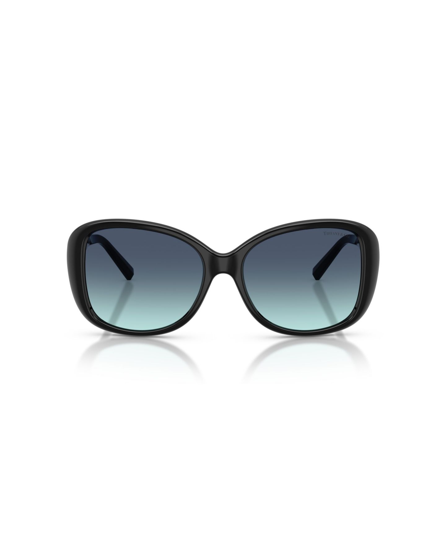 Женские солнцезащитные очки Tiffany & Co. Rectangle Sunglasses, TF4257U, цвет: Чёрный — фото 4