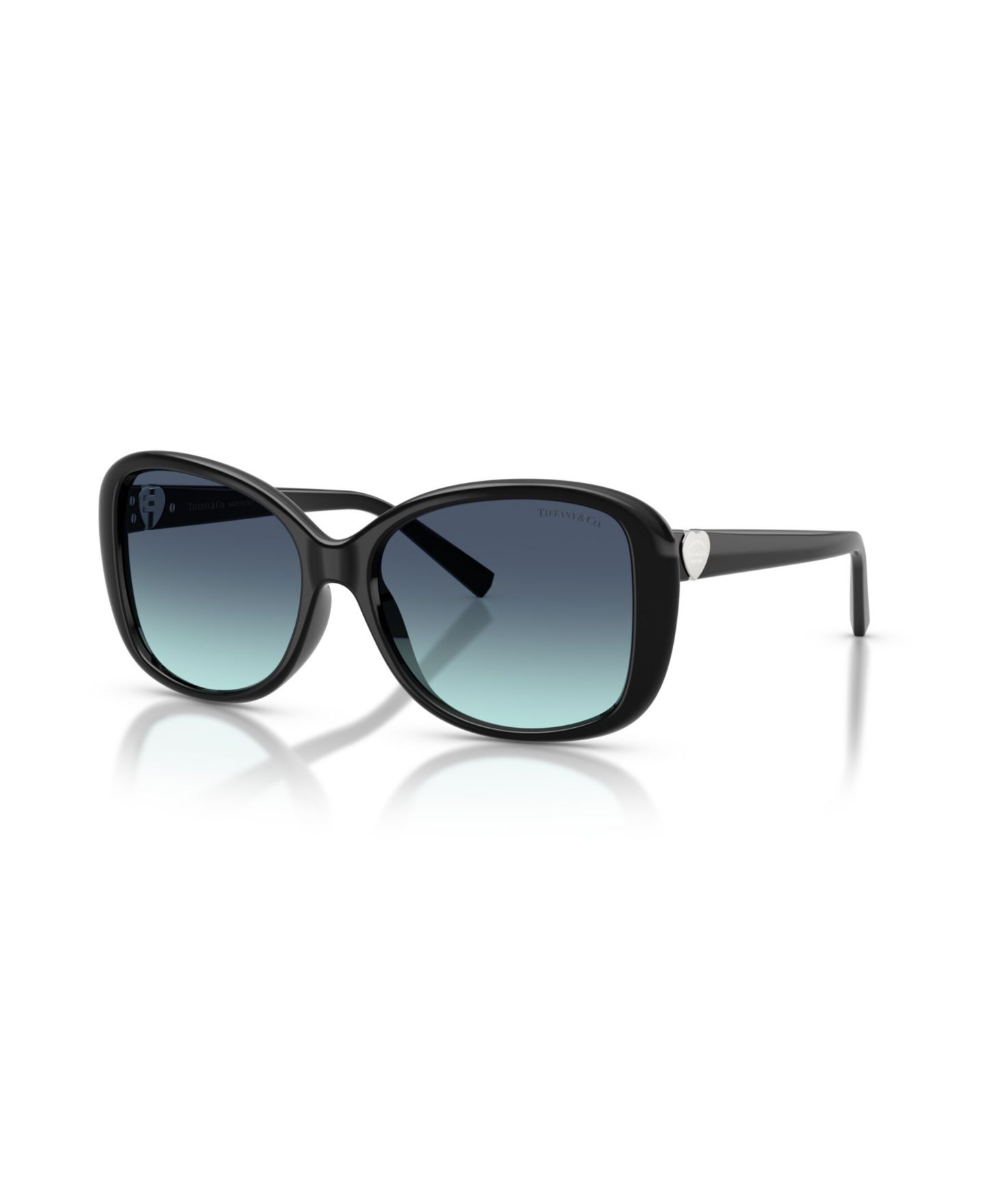 Женские солнцезащитные очки Tiffany & Co. Rectangle Sunglasses, TF4257U, цвет: Чёрный — фото 1