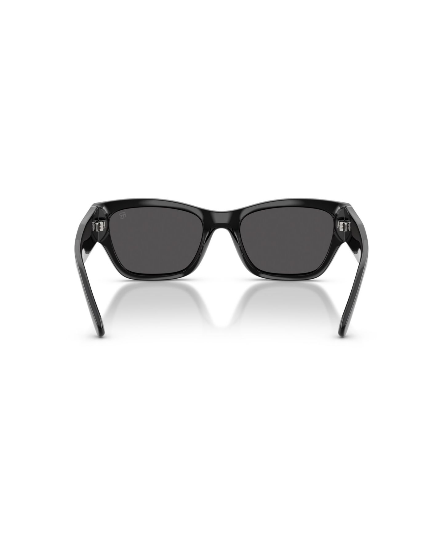 Женские солнцезащитные очки Ralph Lauren Rectangle, RL8240U, цвет: Чёрный — фото 2