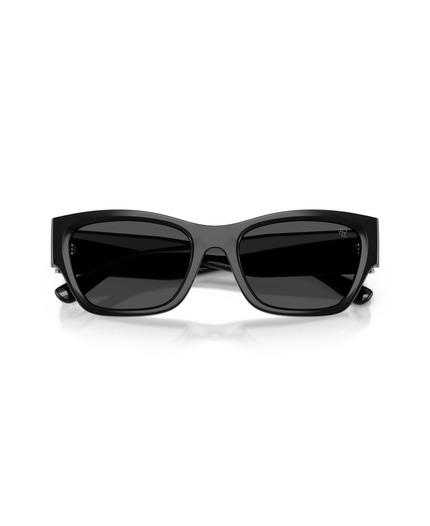Женские солнцезащитные очки Ralph Lauren Rectangle, RL8240U, цвет: Чёрный — фото 4