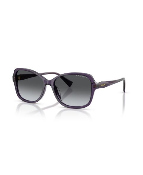 Женские солнцезащитные очки Ralph by Ralph Lauren Square Polarized Sunglasses, RA5351U, цвет: Синий прозрачный