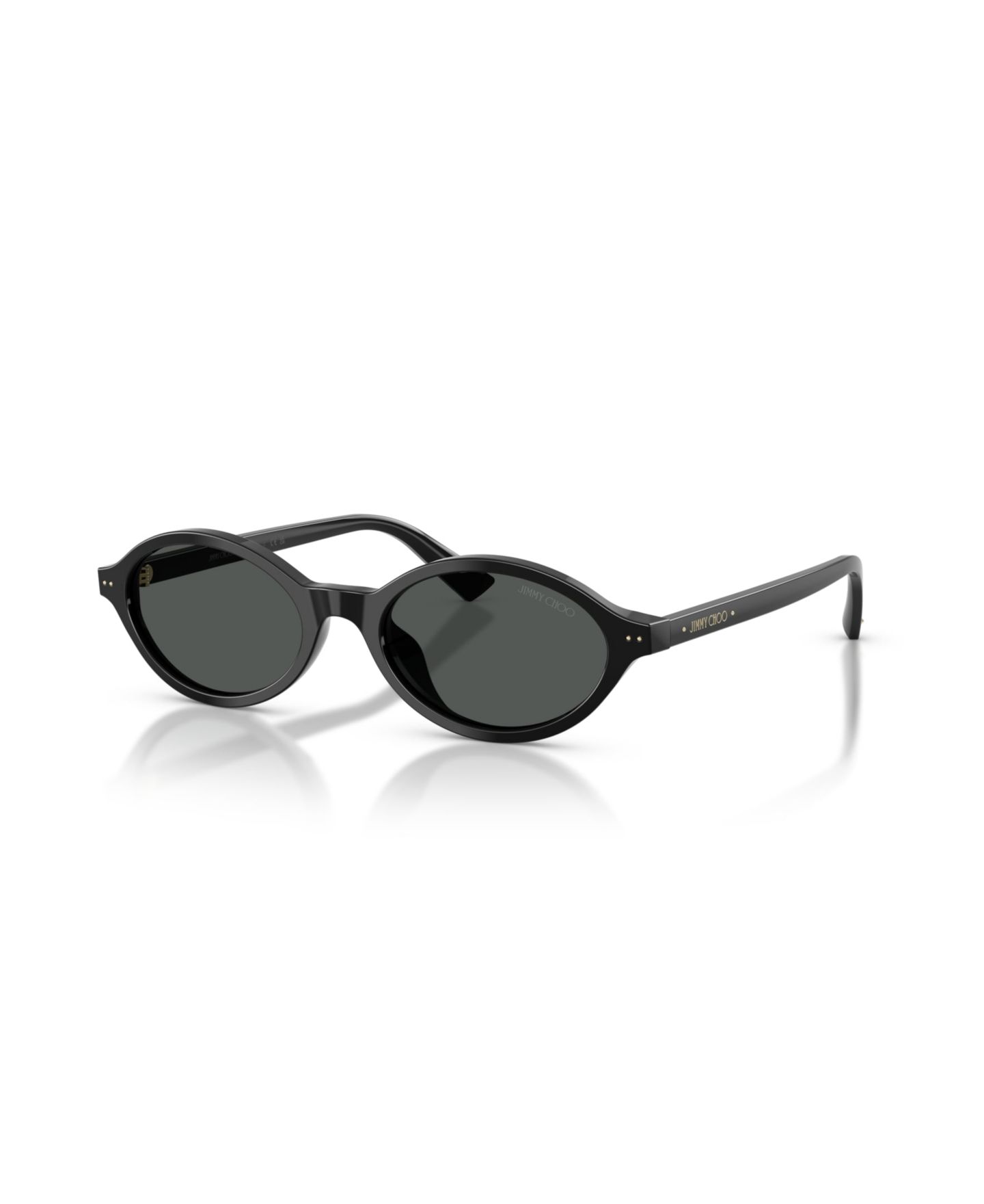 Женские солнцезащитные очки Jimmy Choo Oval Sunglasses, JC5068U, цвет: Чёрный — фото 1
