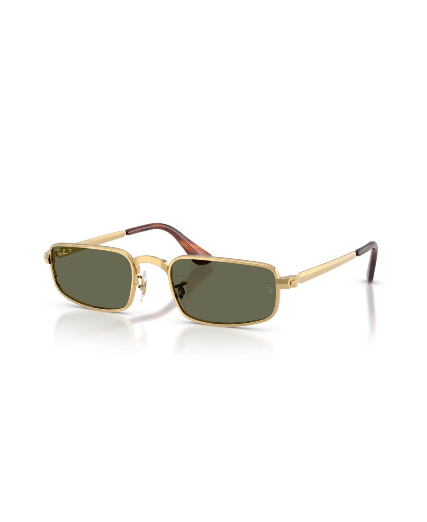 Unisex Rectangle Polarized Sunglasses, RB3927