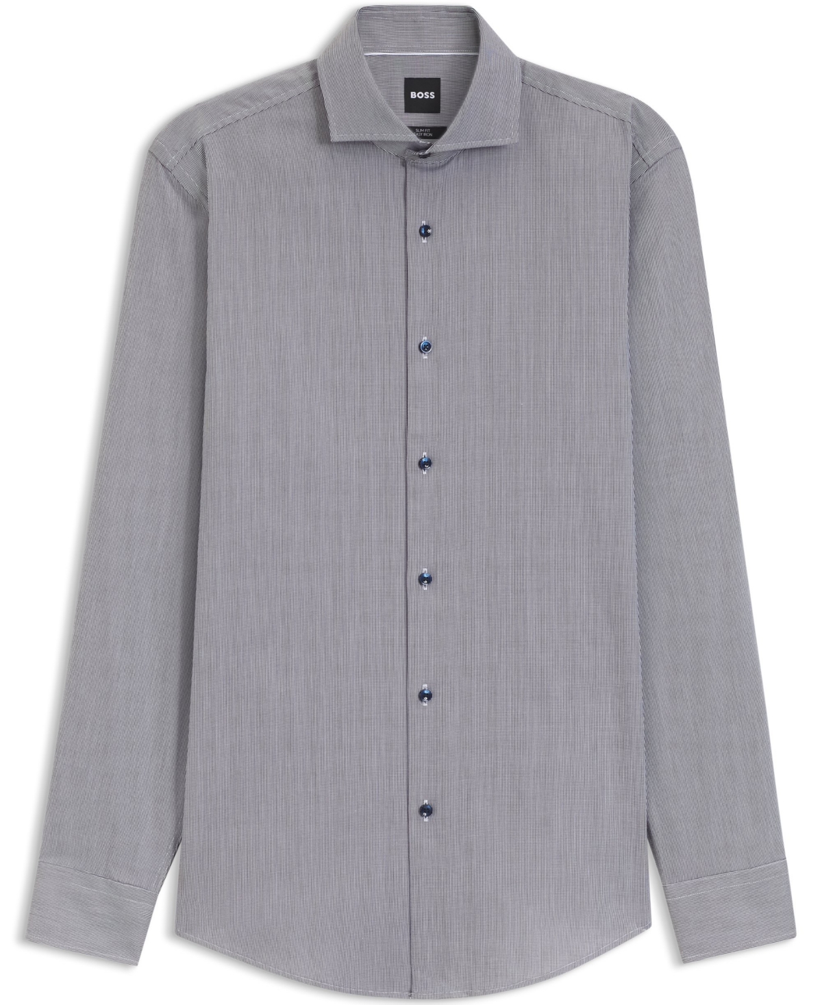 Boss by Hugo Men's Stretch Cotton Structured Slim-Fit Dress Shirt