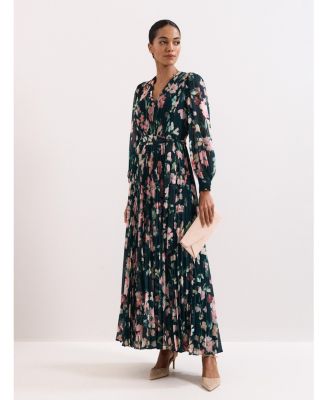Women's Rosa V-Neck Floral Maxi Dress