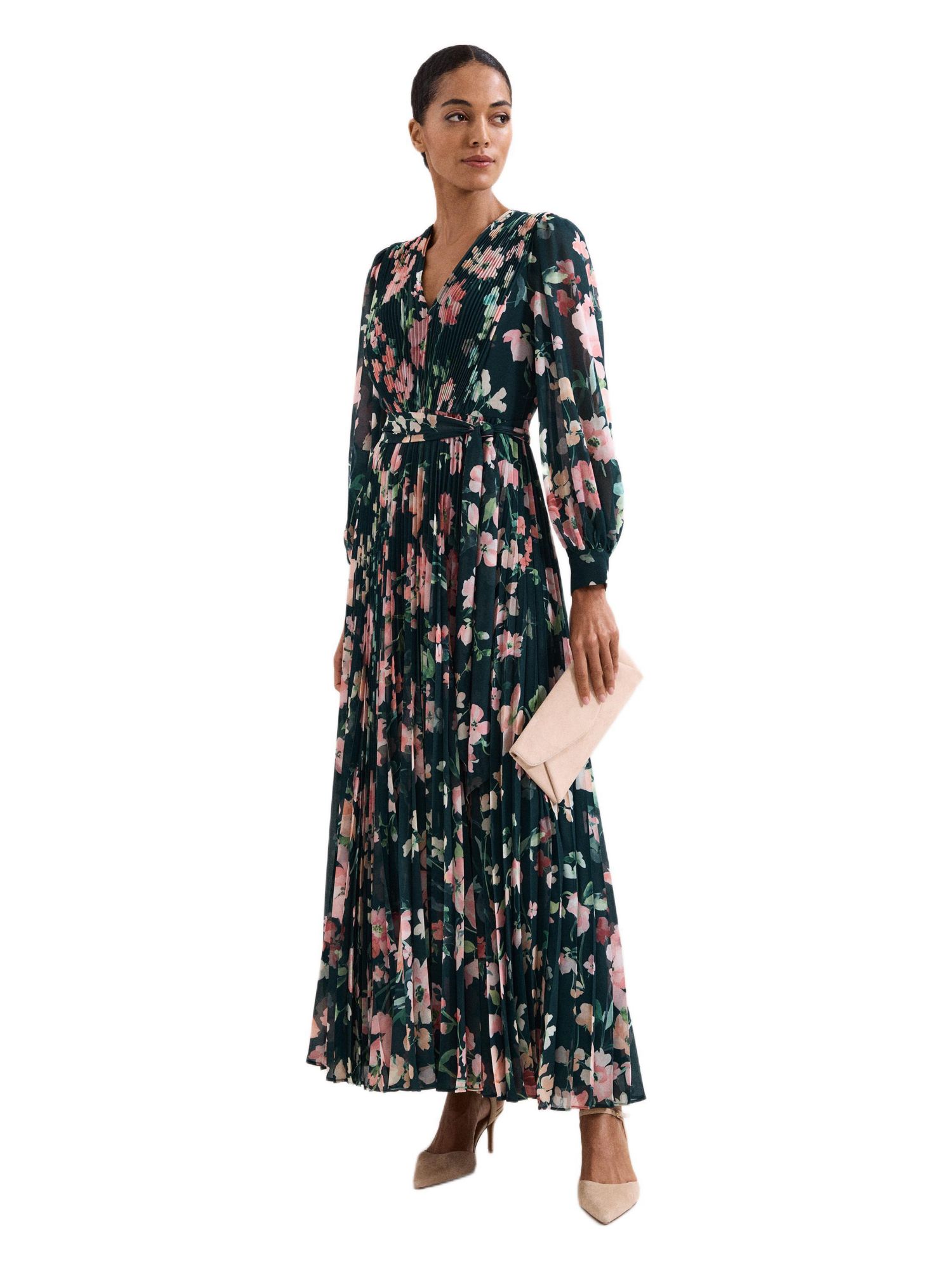Women's Rosa V-Neck Floral Maxi Dress
