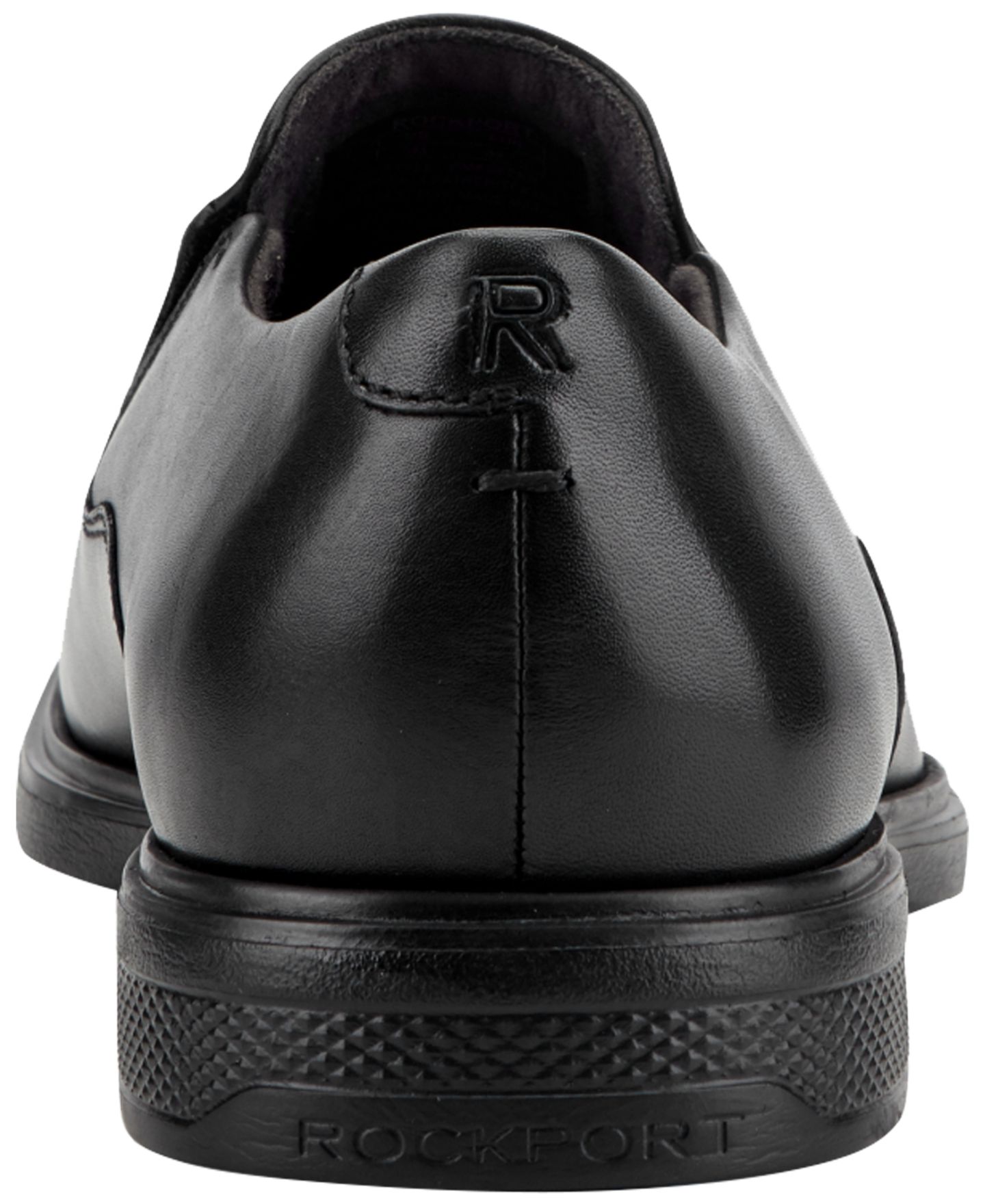 Мужские туфли Rockport Keefer Dress Slip-On, цвет: Чёрный кожаный — фото 3