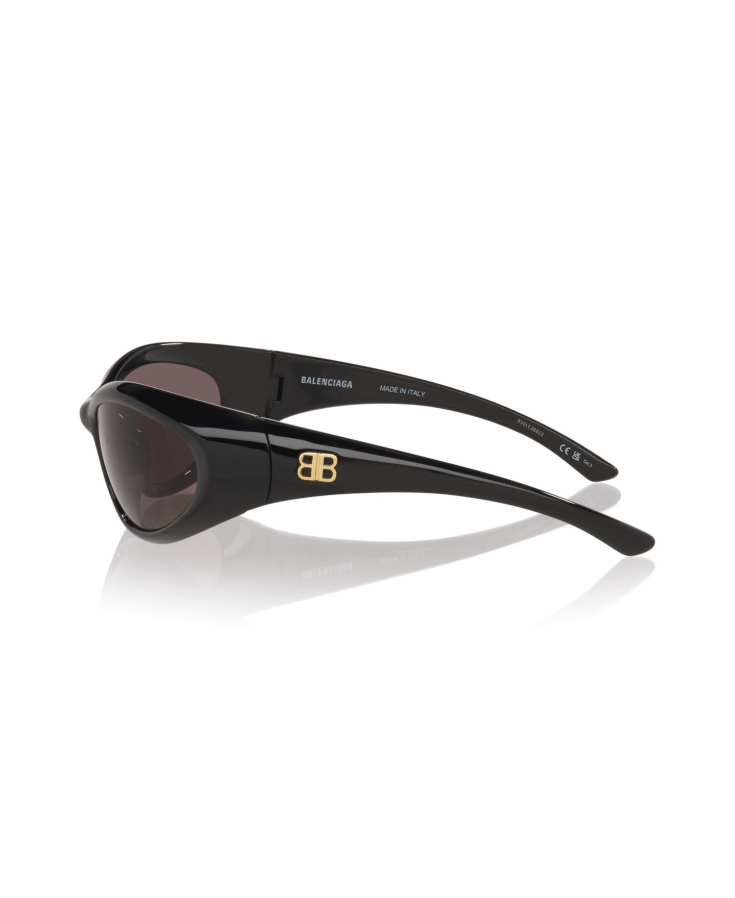 Солнцезащитные очки Balenciaga Unisex Cat Eye, BB0384S 6E000370, цвет: Чёрный — фото 3
