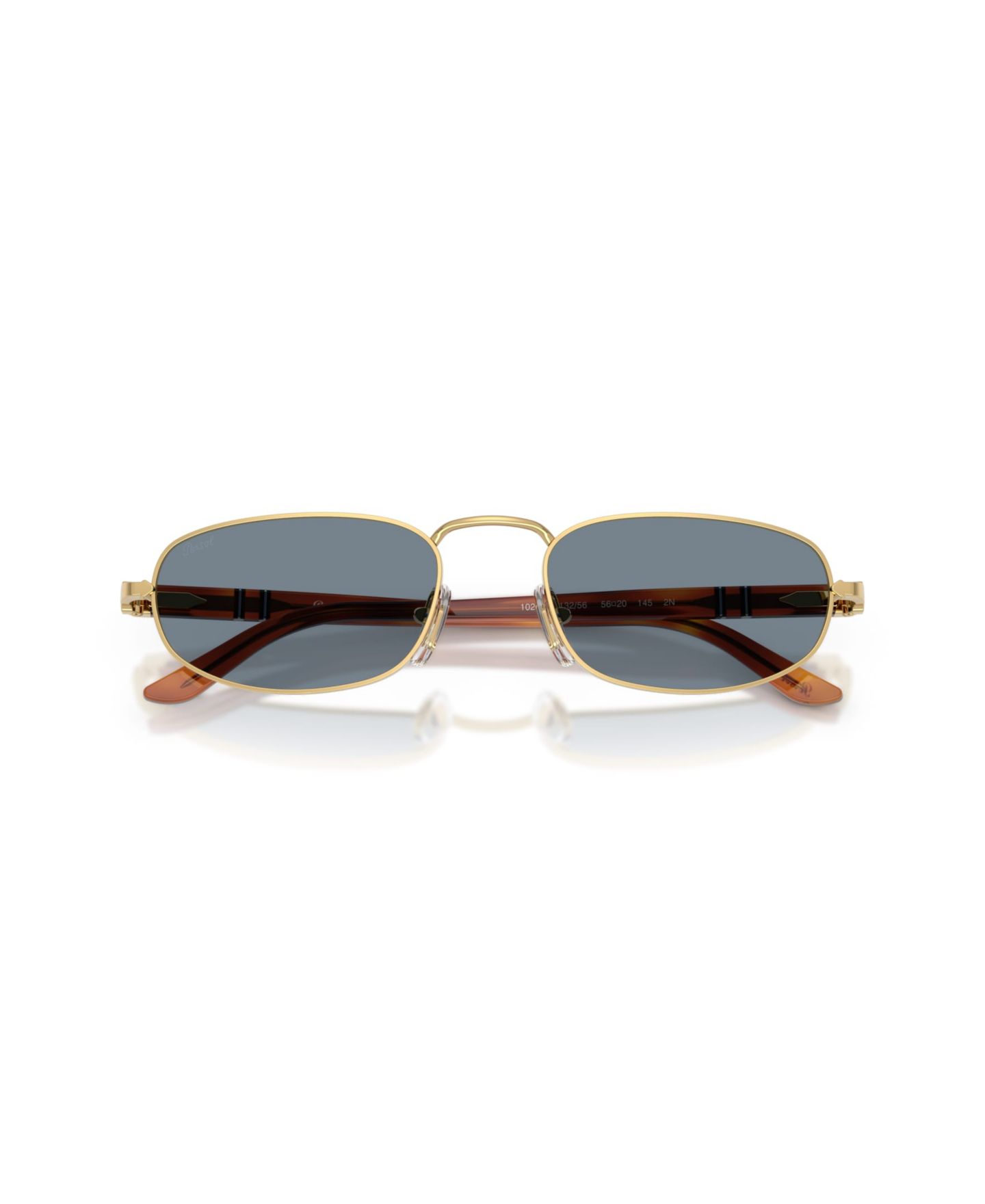 Солнцезащитные очки Persol Unisex Rectangle, PO1028S, цвет: Золотой — фото 6