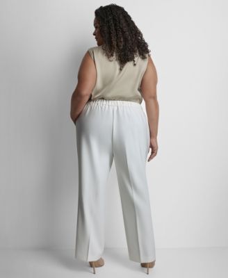 Plus Size Mid-Rise Ankle Pant