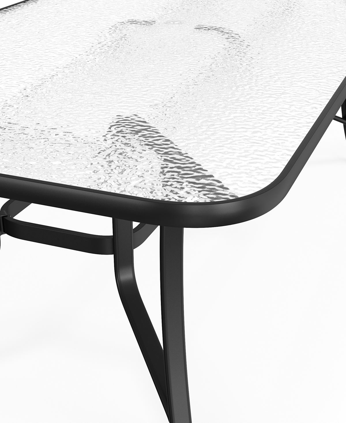 Agio Oasis 84" Aluminum Rectangular Outdoor Dining Table