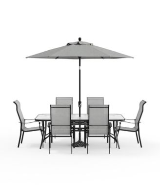 Oasis 7-Pc. Outdoor Dining Set, Created for Macy's image