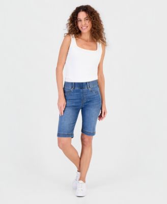 Women's High Rise Pull-On Bermuda Shorts