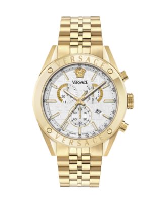 Men's Athletic IP Yellow Gold Stainless Steel Bracelet Watch, 44mm