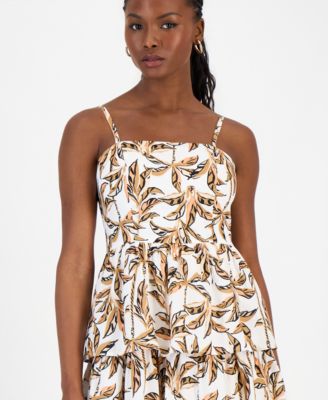 Petite Tiered Woven Dress