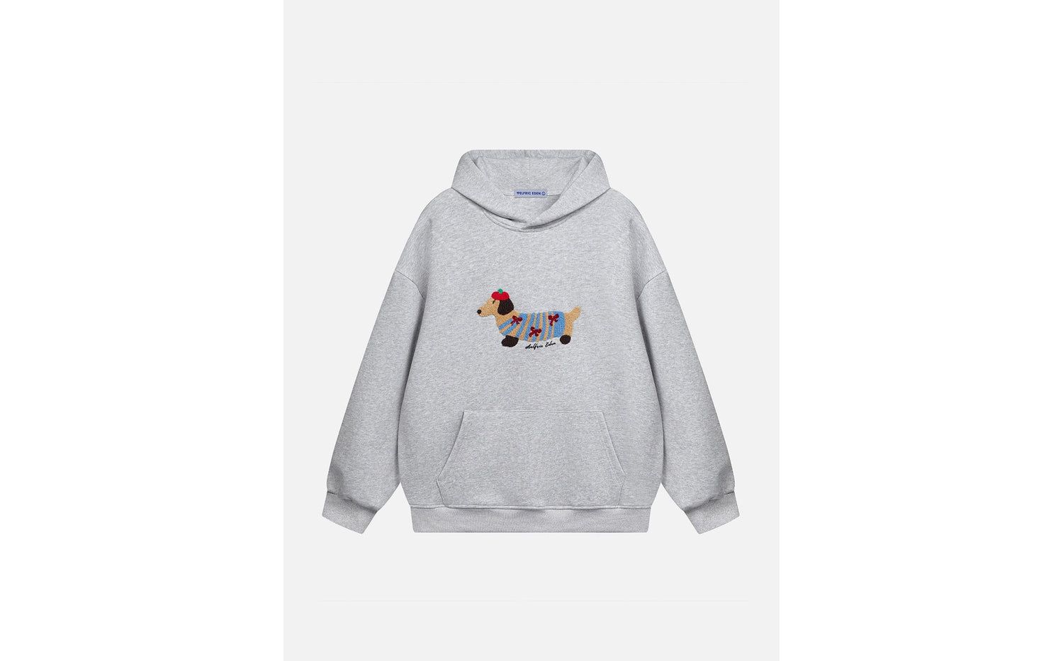 Women's Cartoon Dachshund Pullover Hoodie
