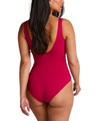 Hunkemoller Women's Shaping Shell Mesh Swimsuit
