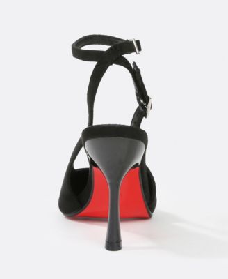 Vincentina Ankle Strap Slingback Heels