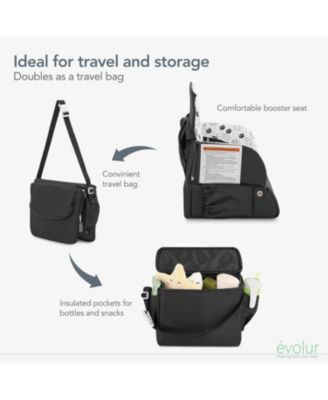 Baby Evolur Snug Packsack 2-in-1 Portable Booster Seat and Travel Bag