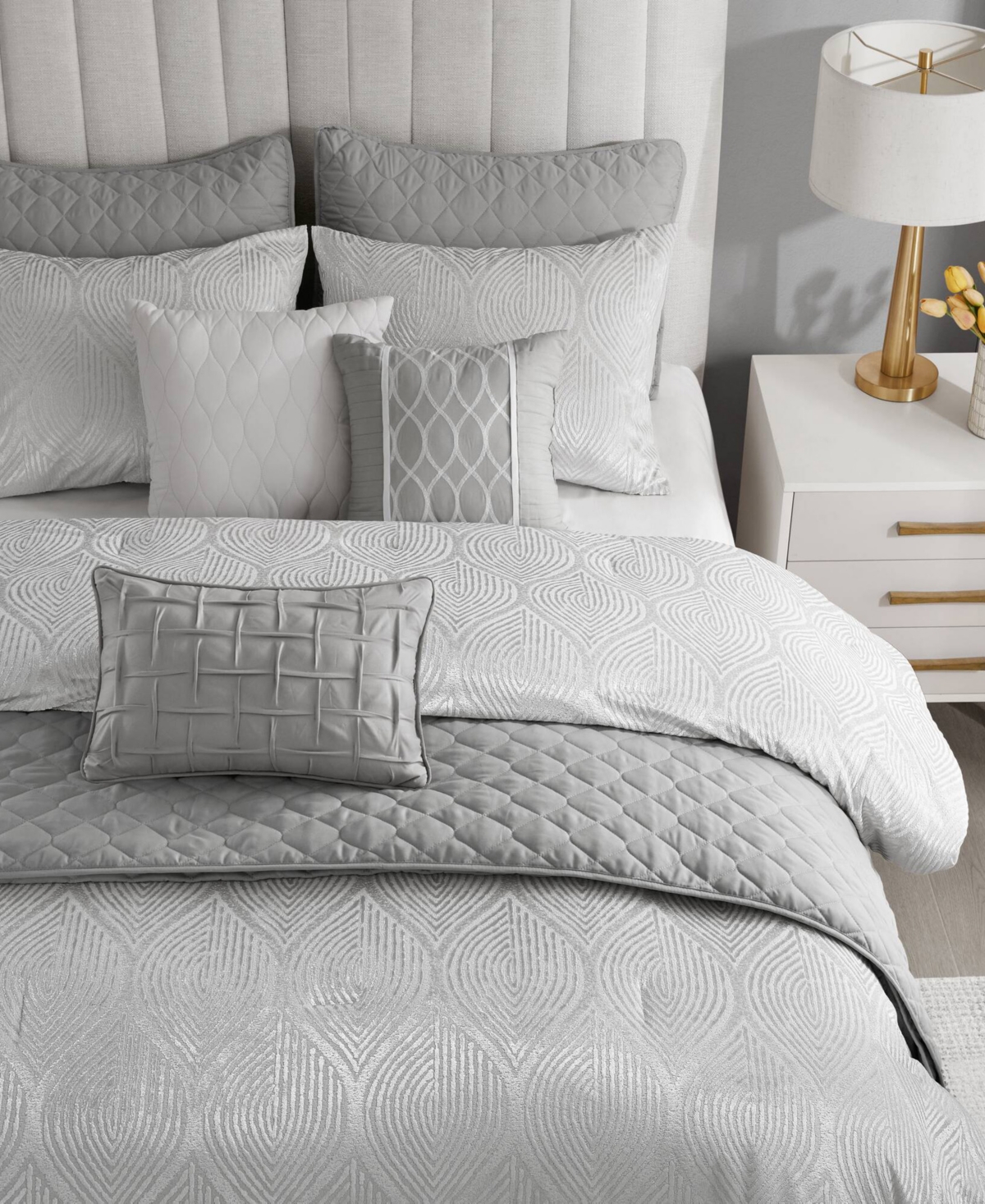 Madison Park Nocturne Jacquard 10-Pc. Comforter Set, California King