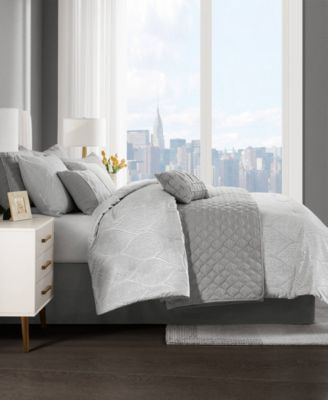 Nocturne Jacquard 10-Pc. Comforter Set, Queen